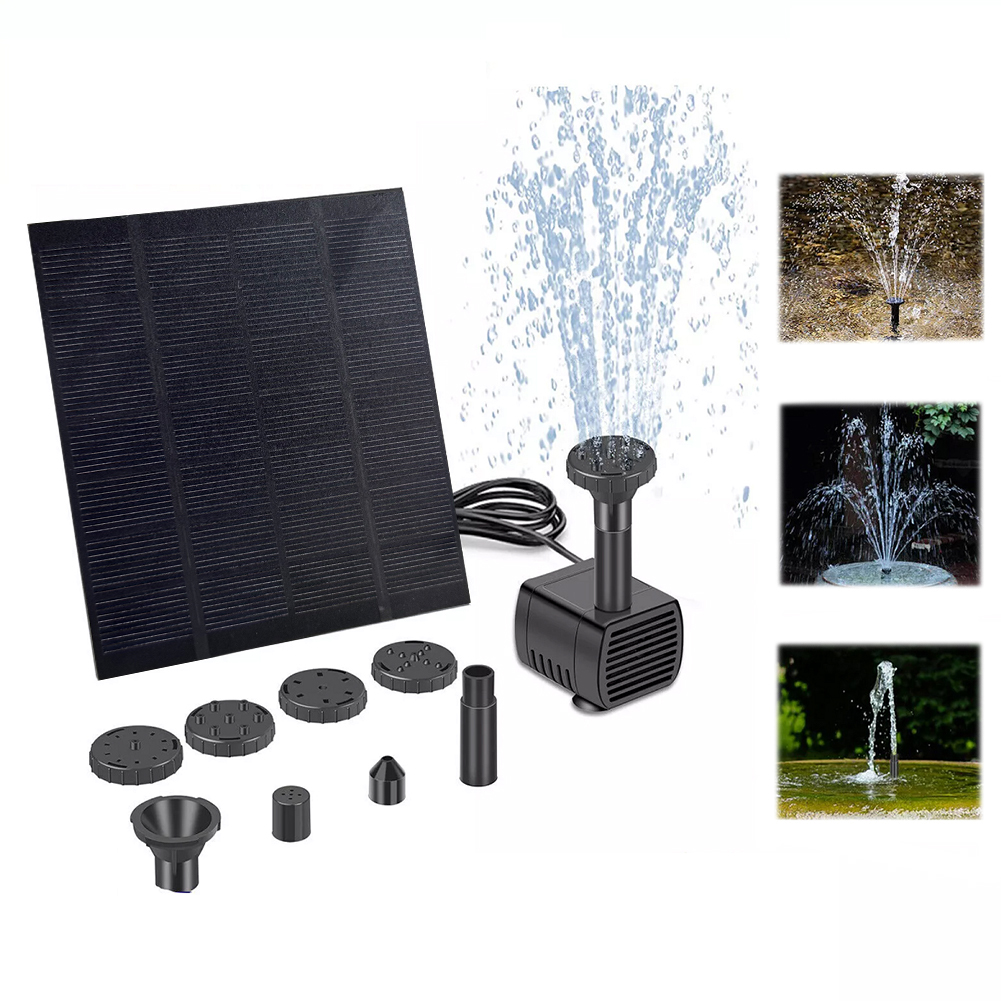 Solar Pool Pump Kit - Solar Panel Powered Water Feature Pump