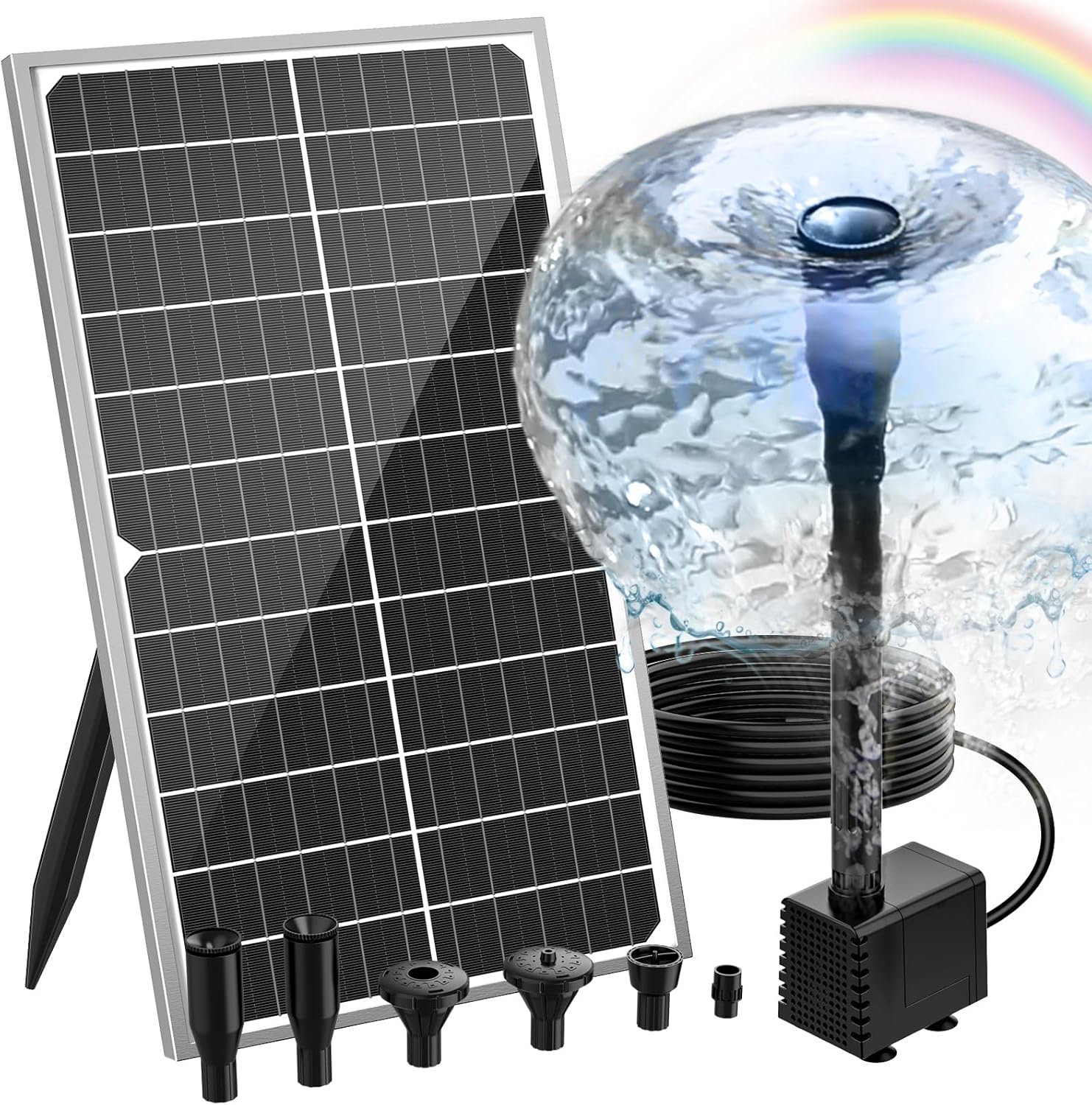 Solar Pool Pump Kit - 15W Solar Water Pump Kit for