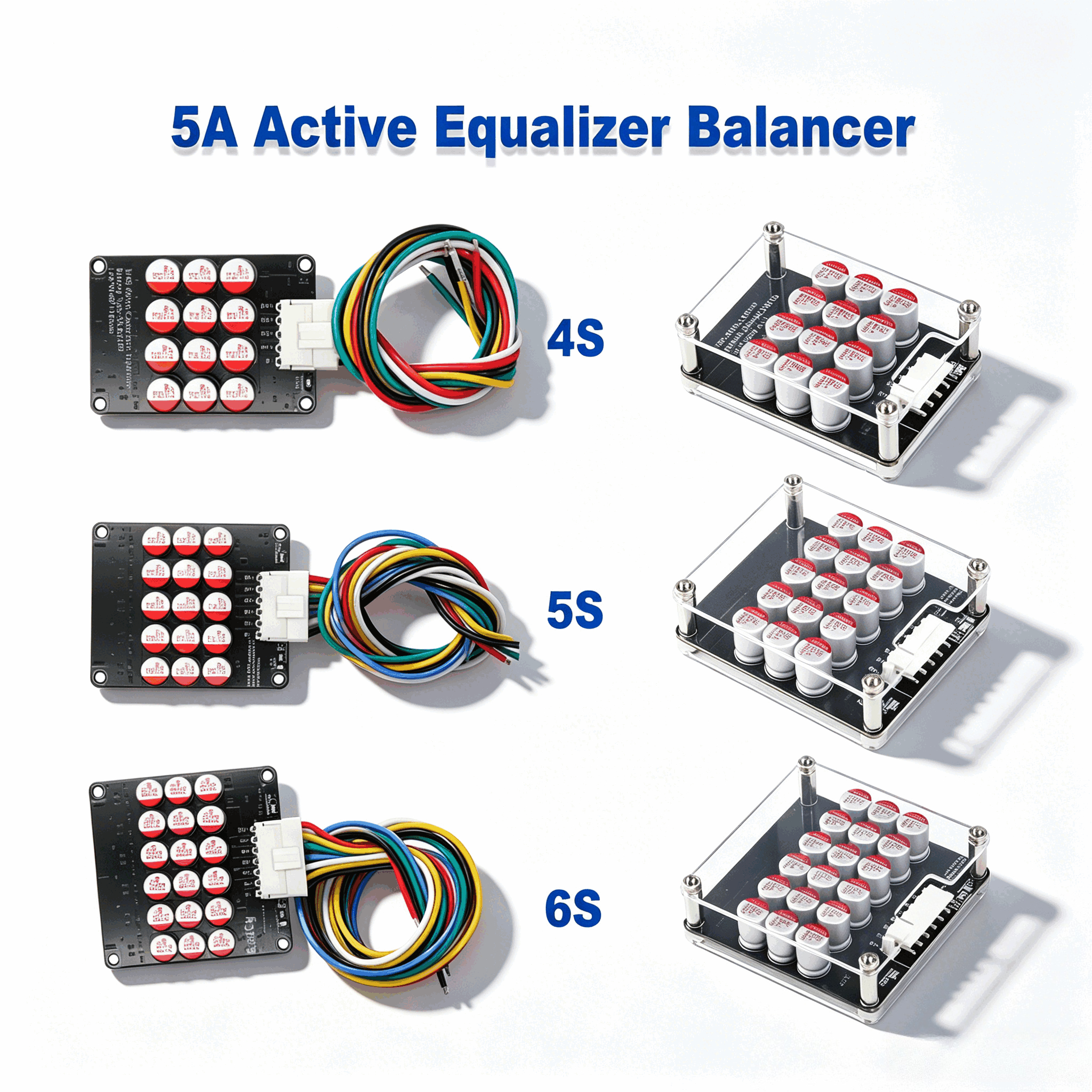 Lifepo4 Battery Pack - 1pcs 5A 4S Active Equalizer Balancer
