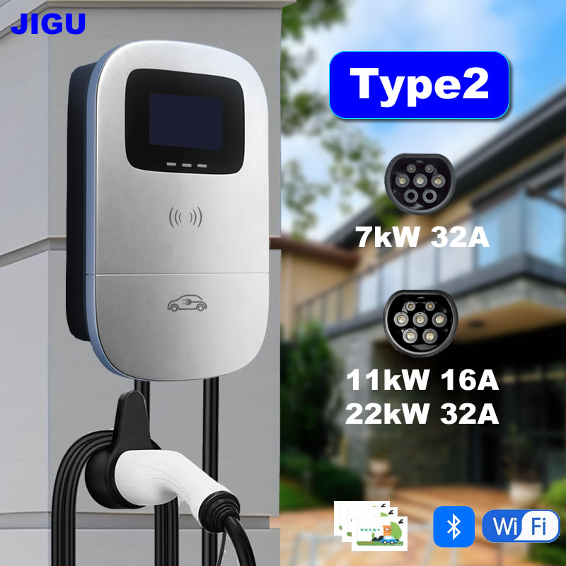 Ev Charger Wallbox - JIGU 7kW 11kW 22kW Type 2