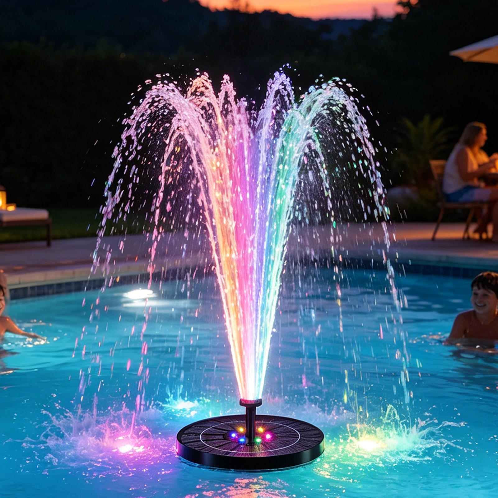 Solar Pool Pump Kit - Floating Solar Bird Bath Fountain with