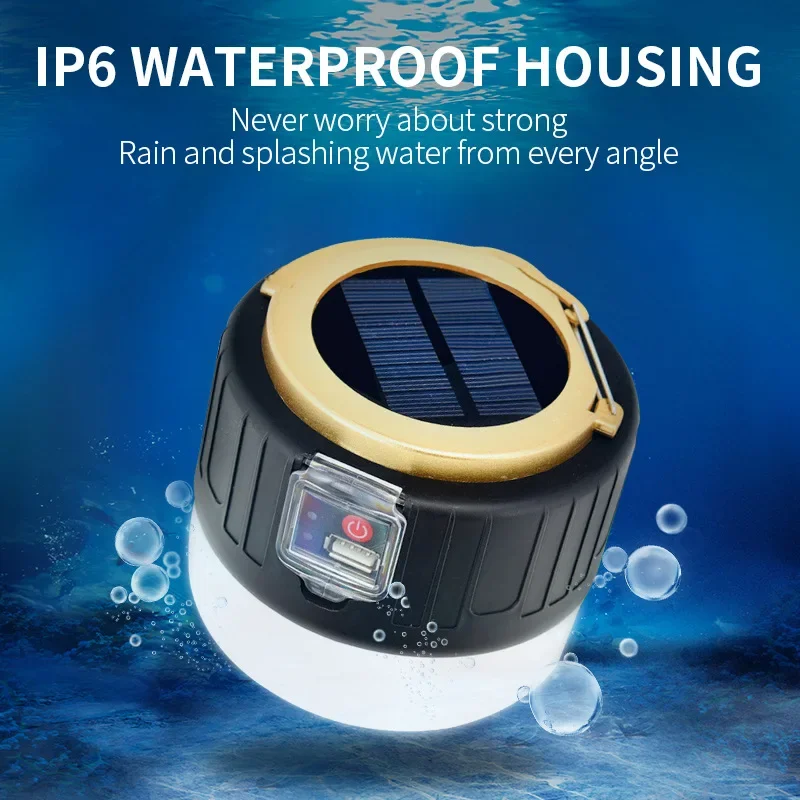 Solar LED Camping Light Waterp - Renewable Energy Source recension och pris
