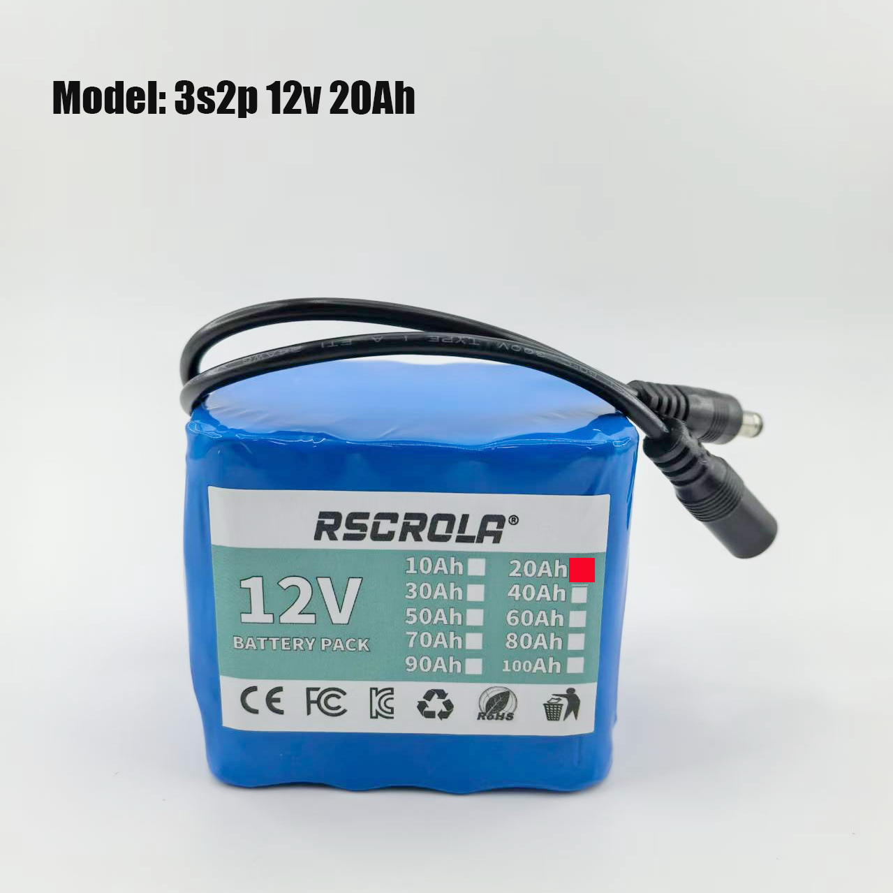 12V Rechargeable 18650 Lithium - Renewable Energy Source recension och pris