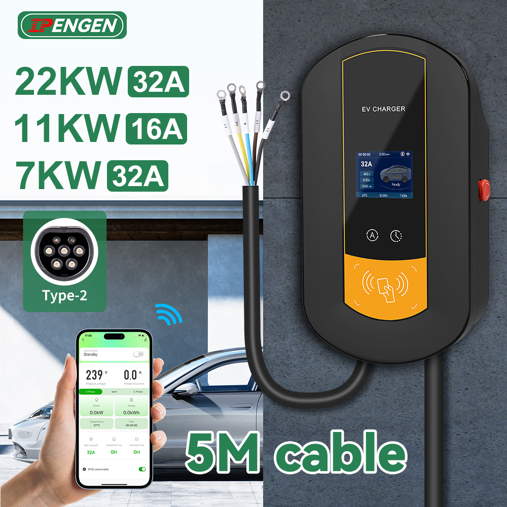 IPENGEN Type2 EV Charging Stat - Ev Charger Wallbox recension och pris