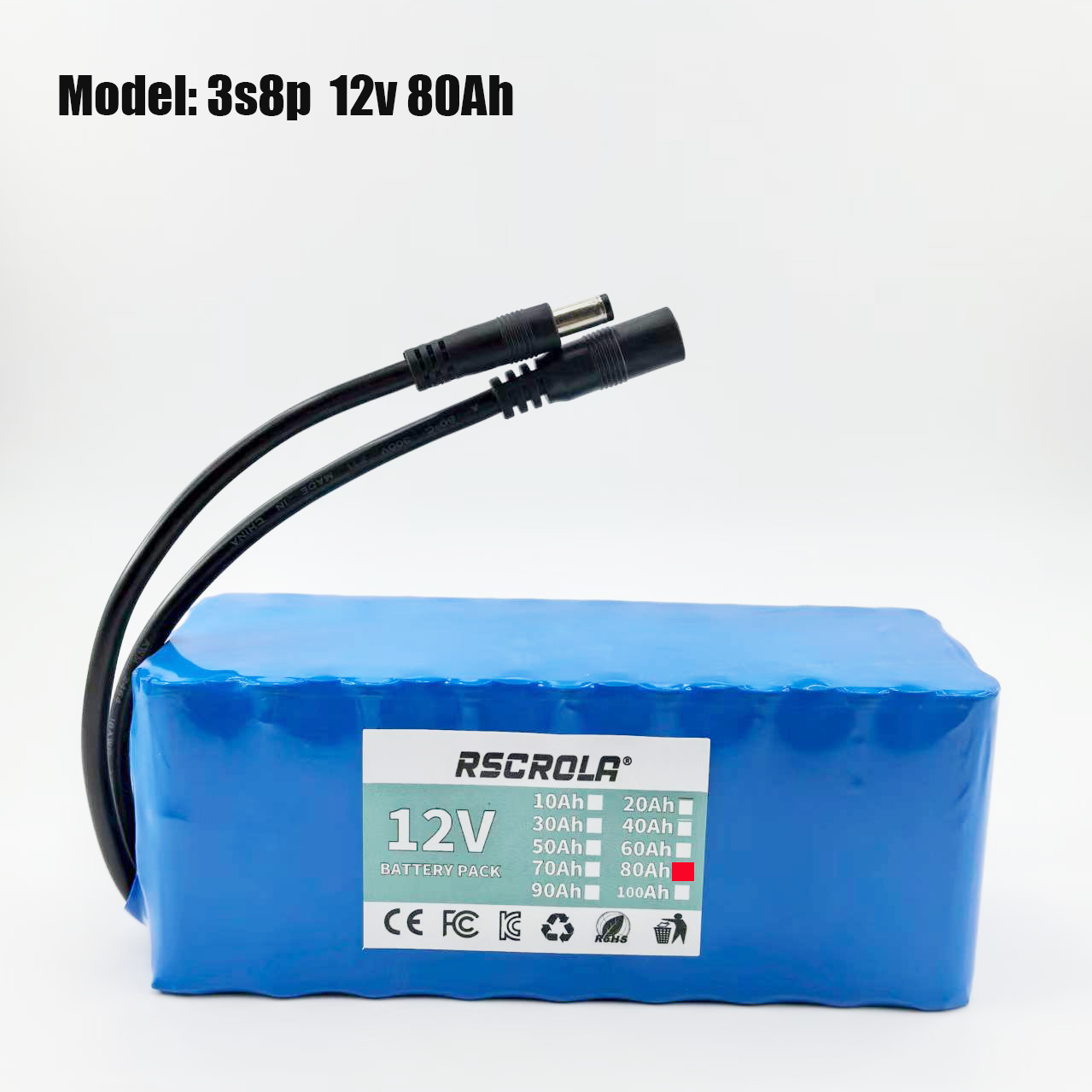 Rechargeable 12V 18650 Lithium - Renewable Energy Source recension och pris