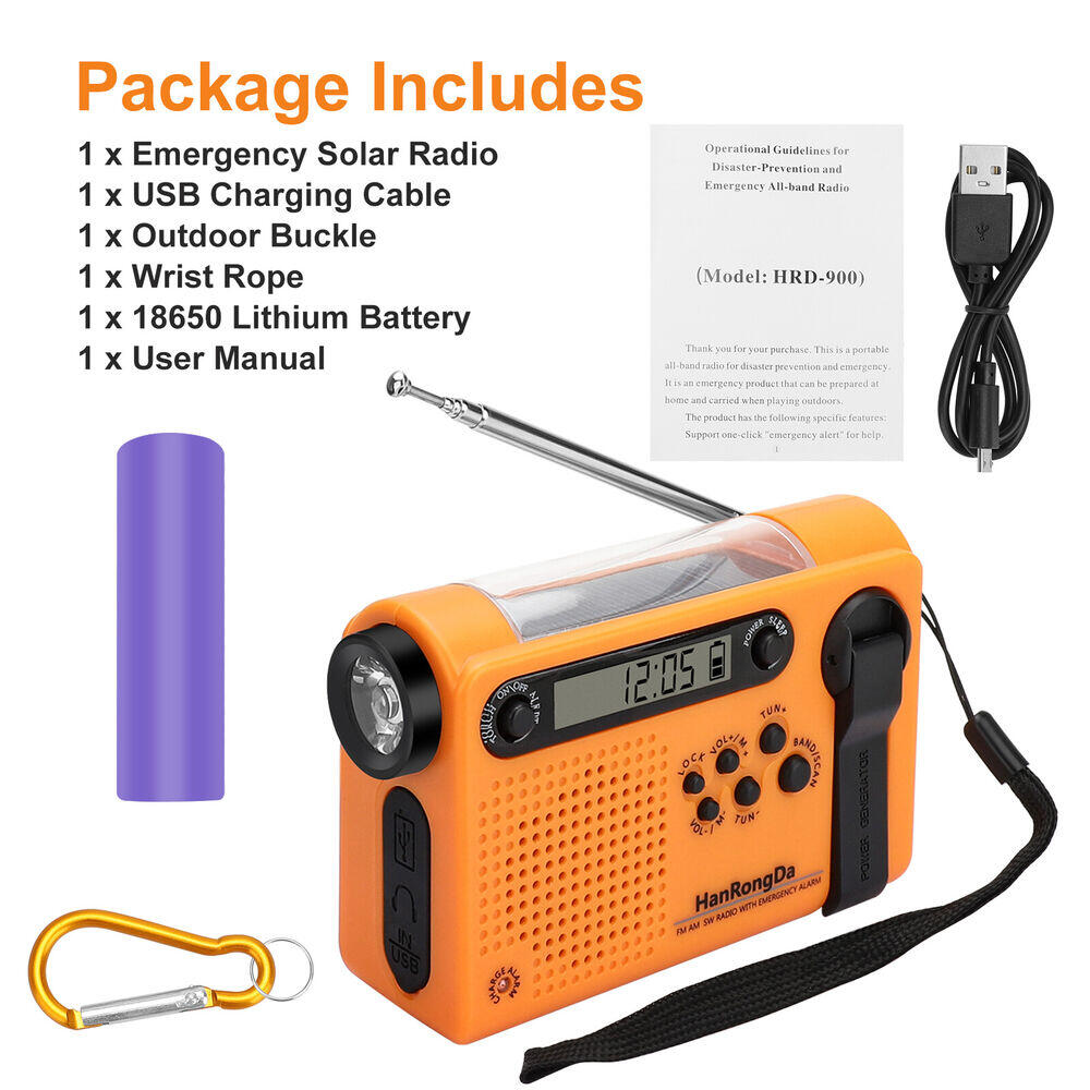 Weather Emergency Radio AM/FM/ - Renewable Energy Source recension och pris