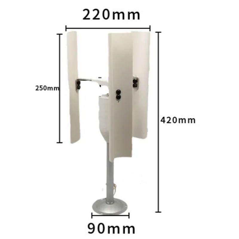 Vertical Five-Blade Wind Gener - Renewable Energy Model recension och pris