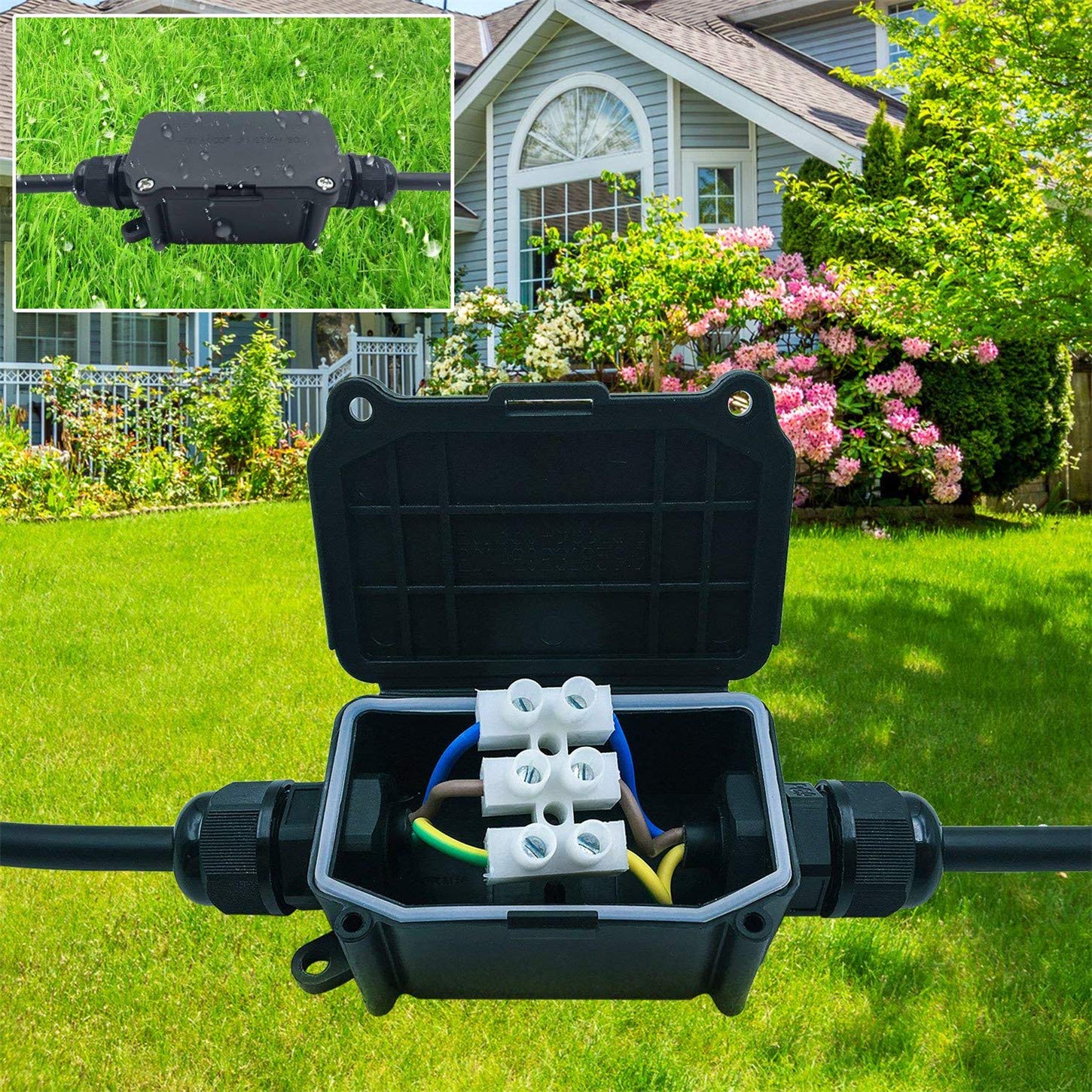 2 Way Outdoor Waterproof IP66  - Cable Gland Waterproof recension och pris