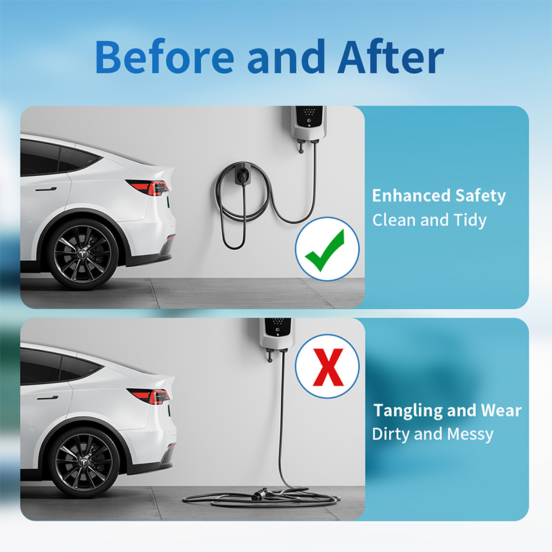 EV Charger Cable Holder For Ty - Ev Charger Wallbox recension och pris