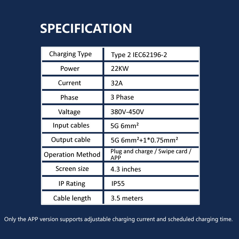 JIGU 22KW Electric Vehicle Cha - Ev Charger Wallbox recension och pris