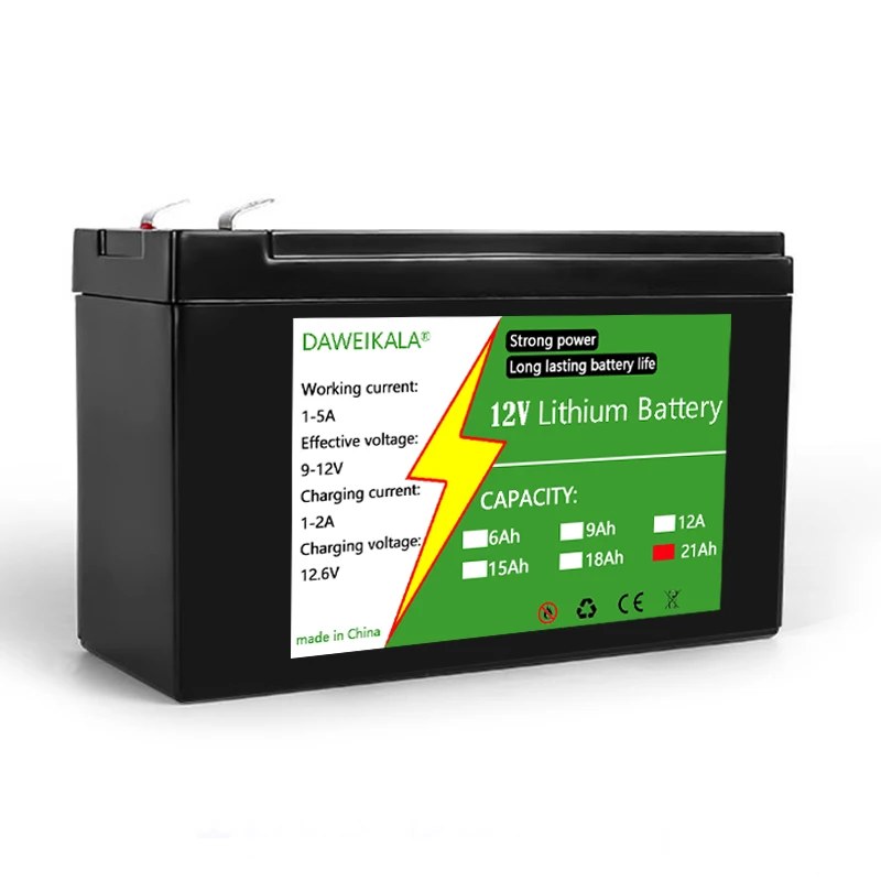 12V 6Ah-21Ah 18650 Lithium Bat - Renewable Energy Source recension och pris