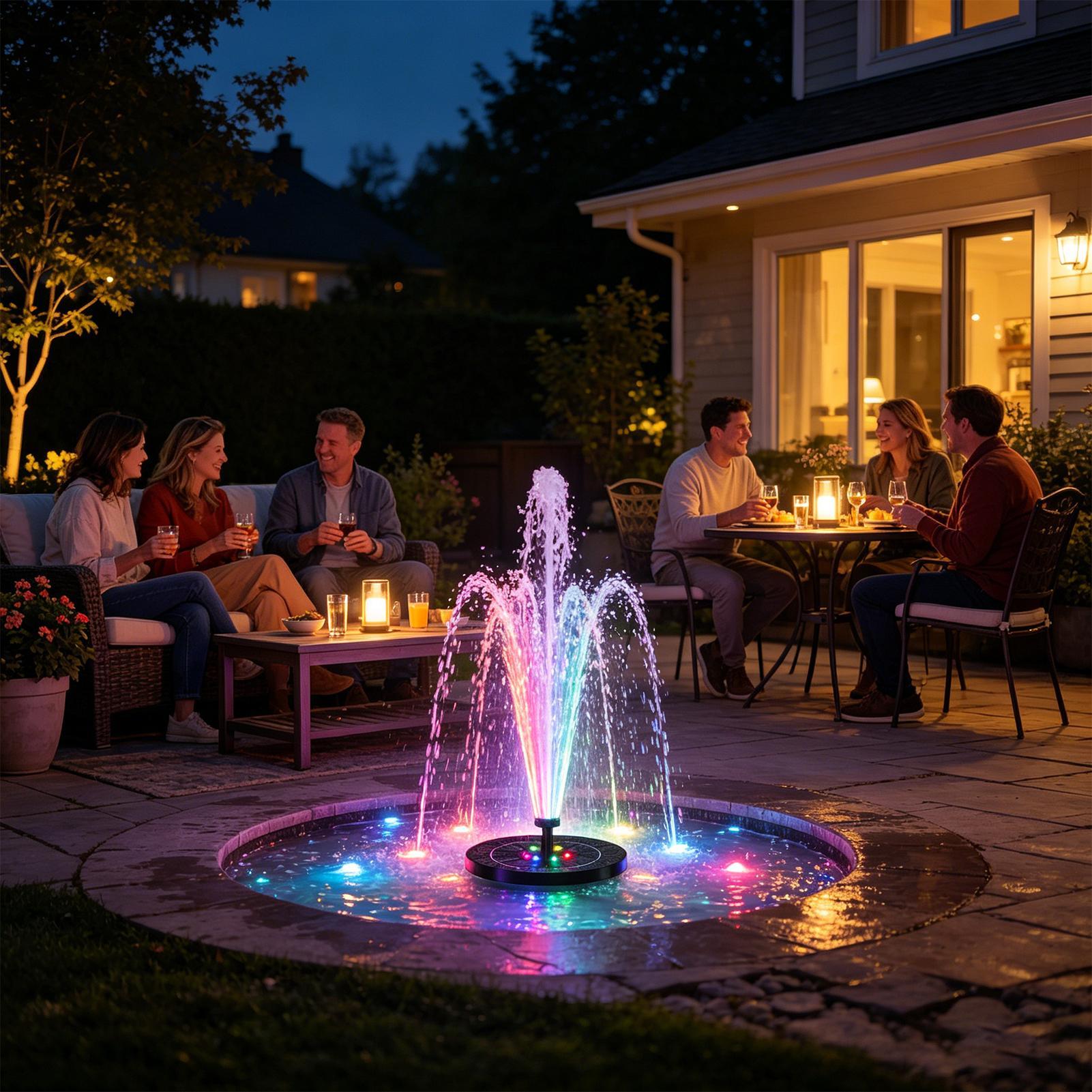 Floating Solar Bird Bath Fount - Solar Pool Pump Kit recension och pris