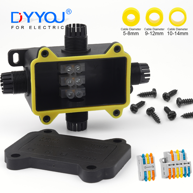 IP68 Waterproof Junction Box O - Cable Gland Waterproof recension och pris
