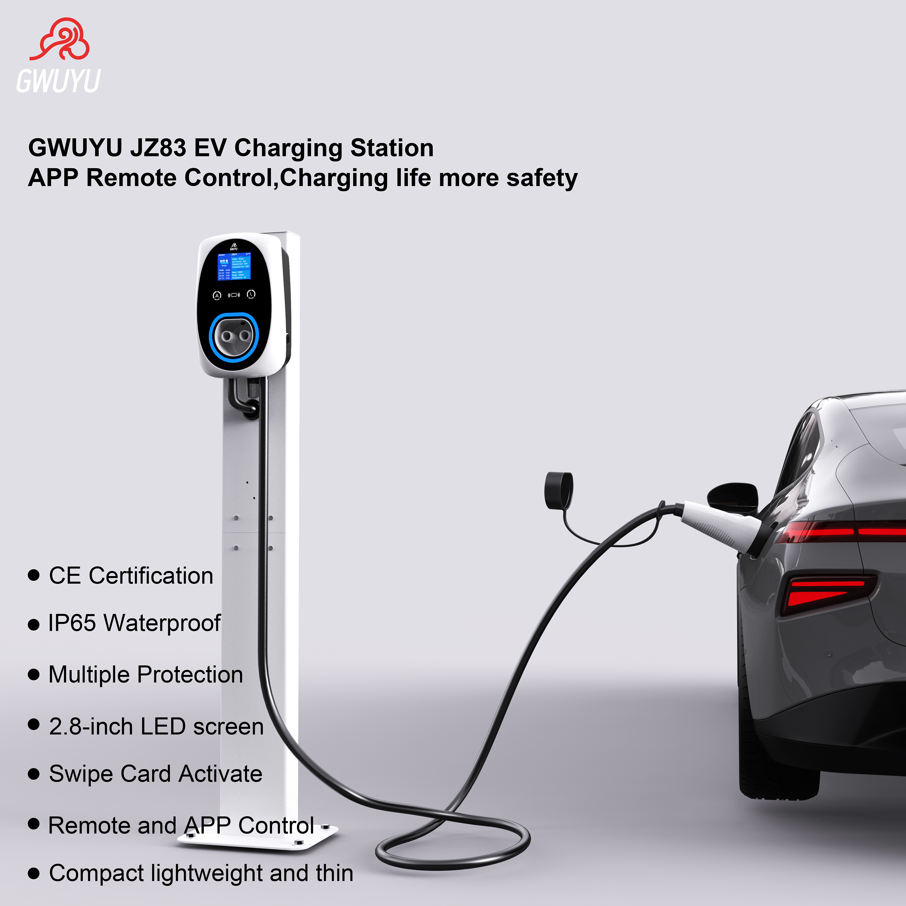 GWUYU EV Charger 32A 7.6KW Ele - Ev Charger Wallbox recension och pris