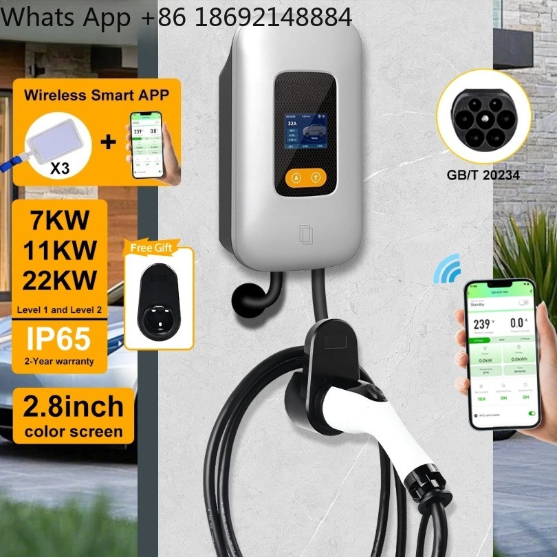 32A EV Charging Station GBT 22 - Ev Charger Wallbox recension och pris