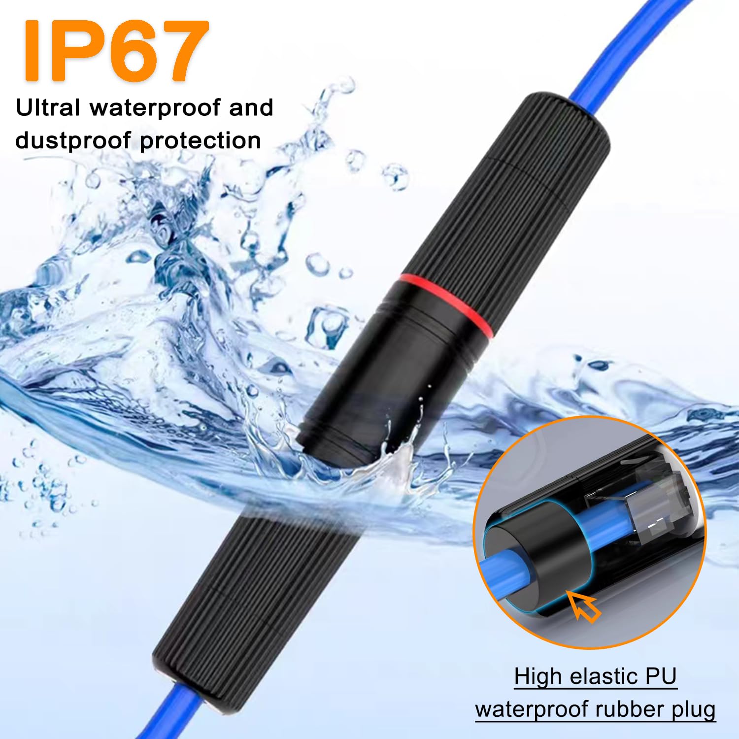 RJ45 Connector Waterproof IP67 - Cable Gland Waterproof recension och pris