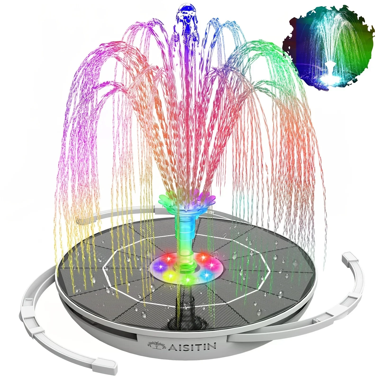 6.5W LED Solar Fountain Pump w - Solar Pool Pump Kit recension och pris