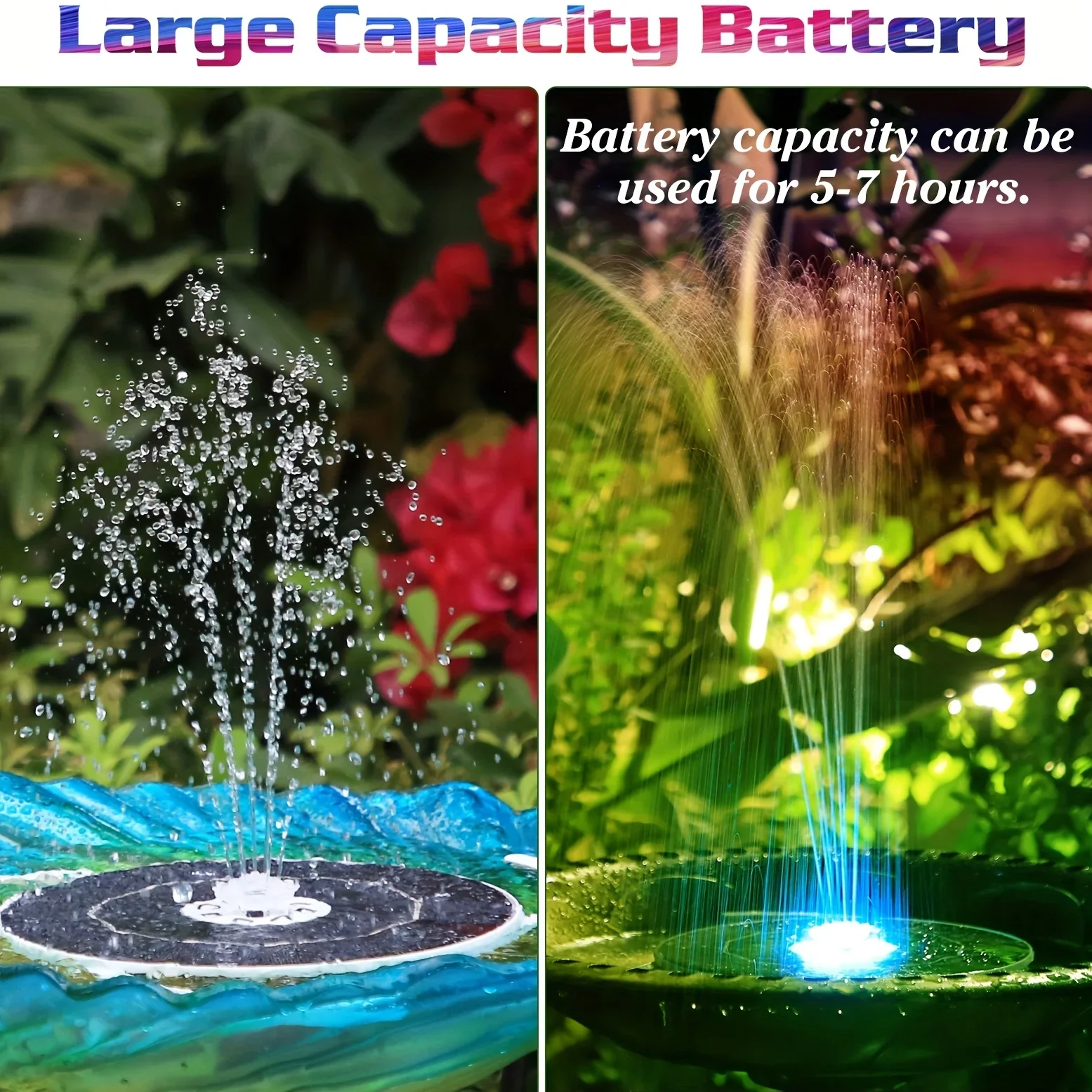 6.5W LED Solar Fountain Pump w - Solar Pool Pump Kit recension och pris